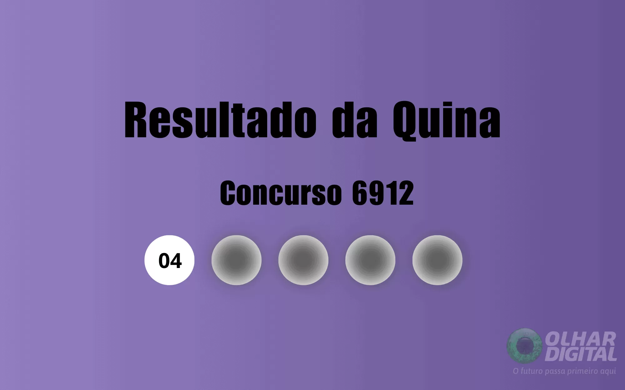 Resultado da Quina de hoje: veja números e ganhadores do concurso 6912 (sexta, 26/12)