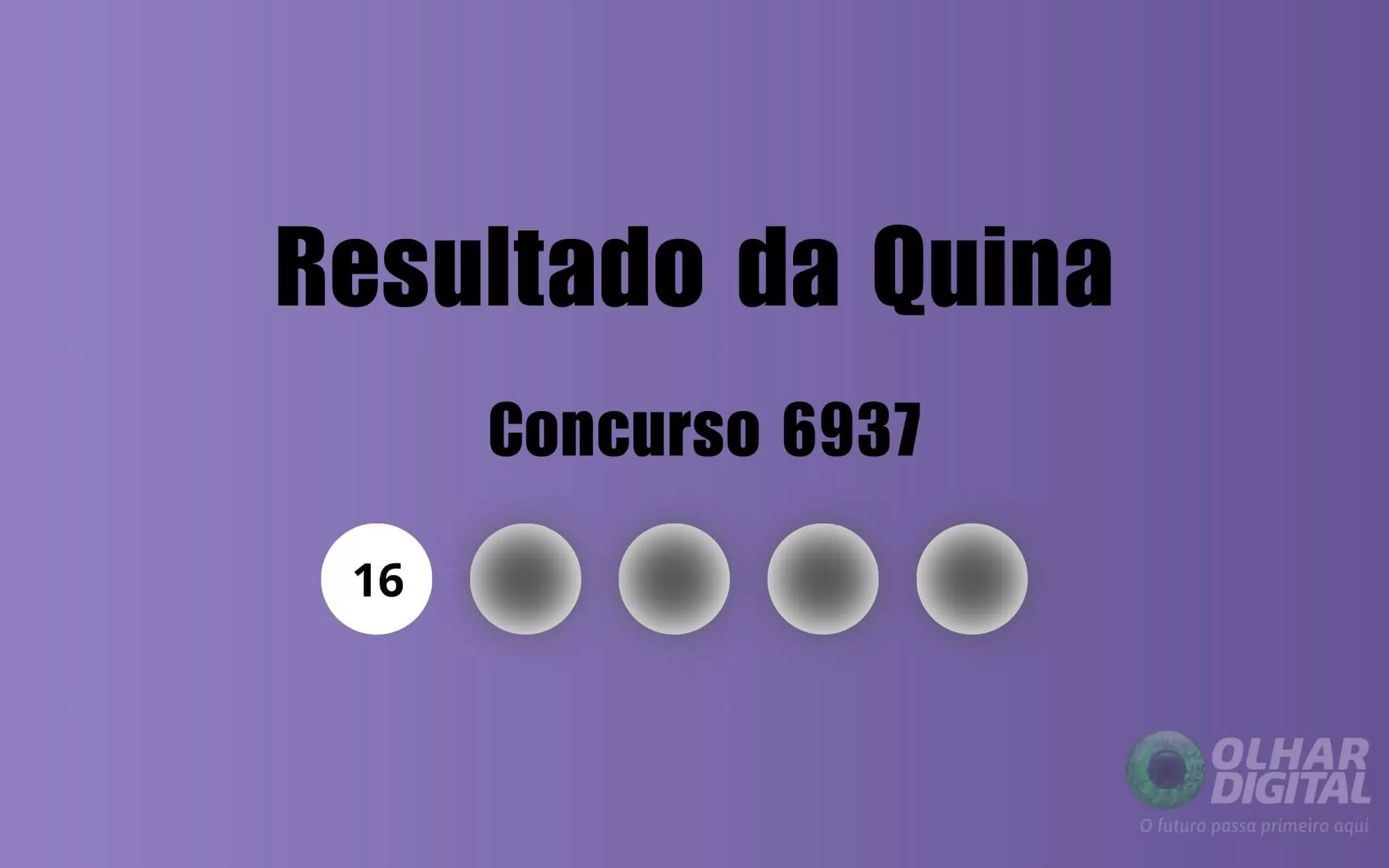 Resultado da Quina de hoje: veja números e ganhadores do concurso 6937 (segunda, 26/01)