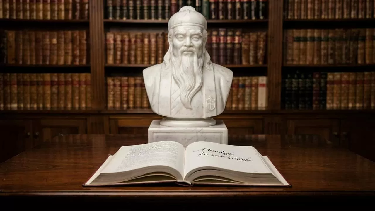 Confúcio, filósofo: “Estudar sem refletir é inútil; refletir sem estudar é perigoso.”