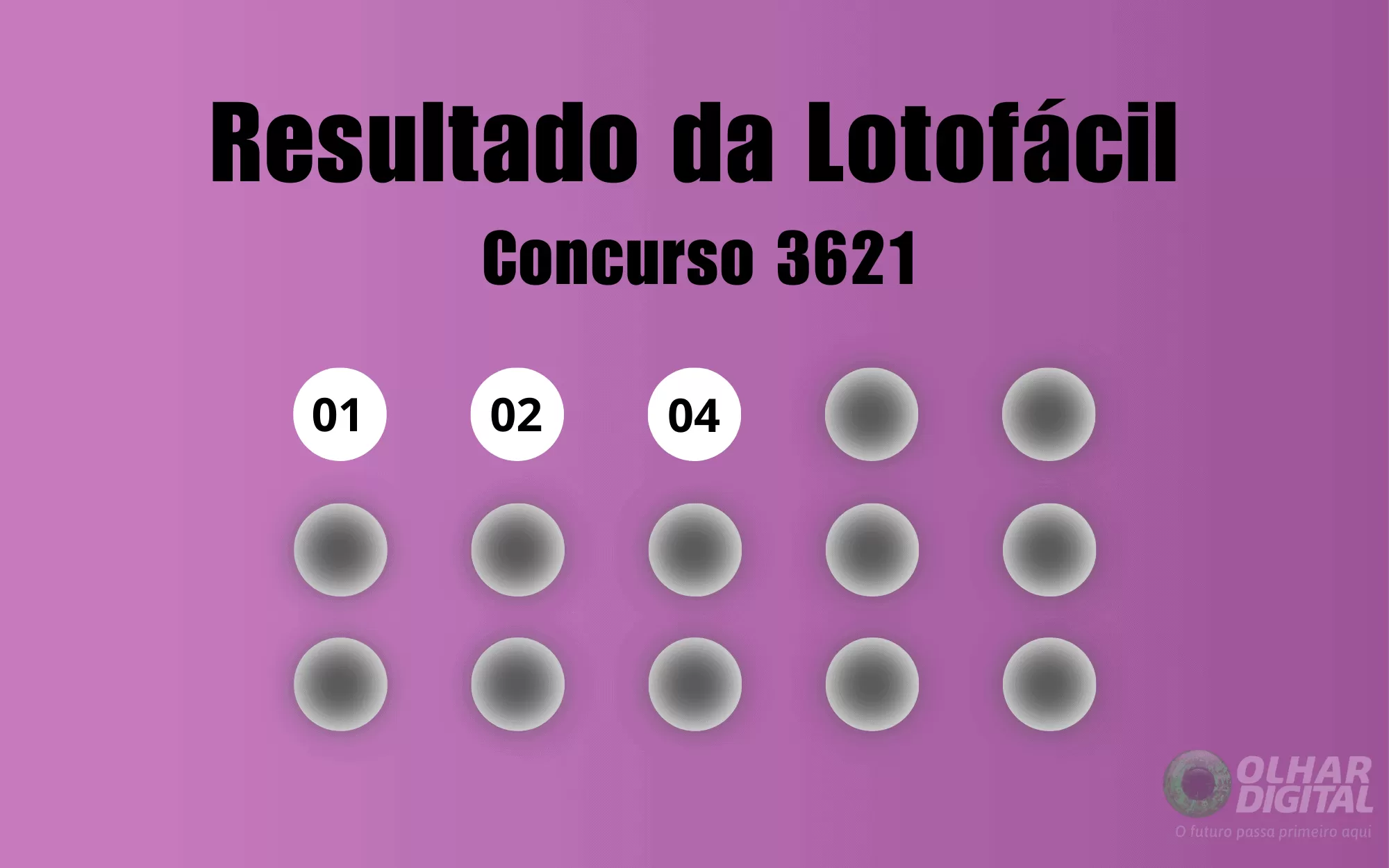 Resultado da Lotofácil de hoje: veja números e ganhadores do concurso 3621 (quarta, 25/02)