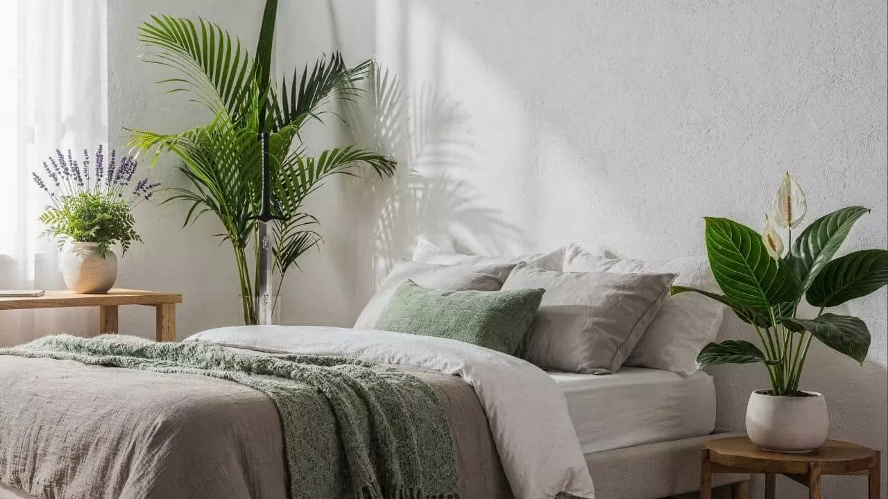 Plantas no quarto baixam o cortisol e criam o silêncio que o seu corpo precisa