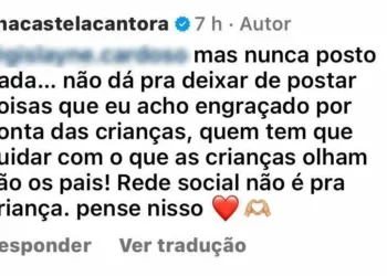 Ana Castela rebate crítica por consumir álcool: “Rede social não é pra criança”