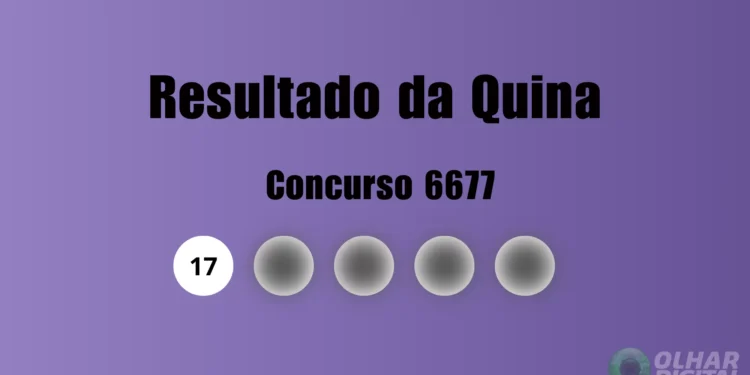 Quina 6677: veja resultado de hoje, terça-feira (11)