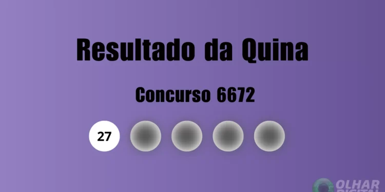 Quina 6672: veja resultado de hoje, quarta-feira (5)