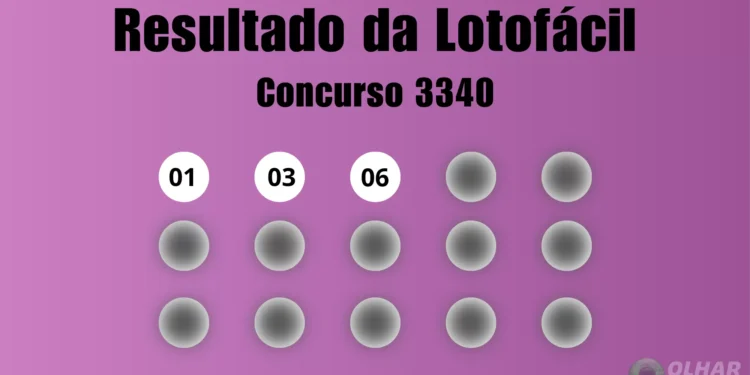 Lotofácil 3340: veja resultado de hoje, quarta-feira (12)