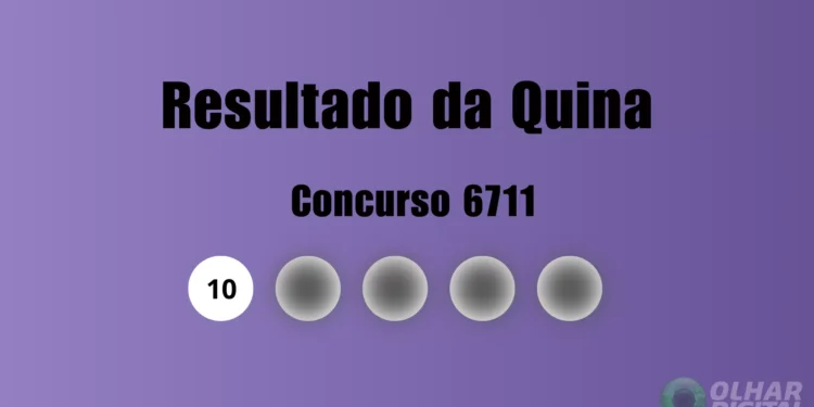 Quina 6711: veja resultado de hoje, terça-feira (22)