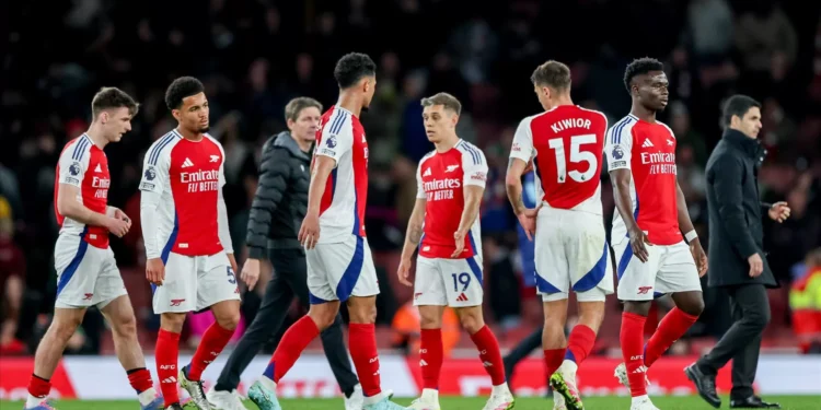 Arsenal empata e o Liverpool está a um ponto de ser campeão