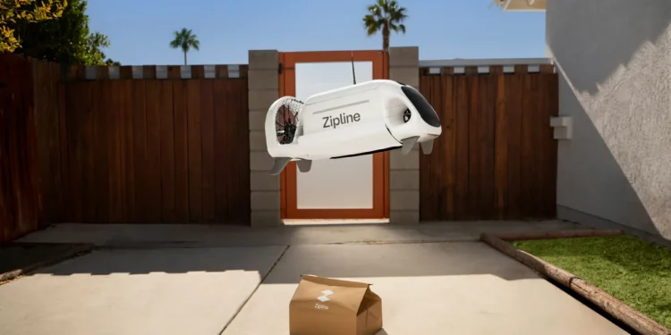 Nos EUA, um novo serviço de entrega por drones está superando a Amazon