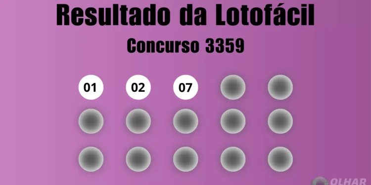 Lotofácil 3359: veja resultado de hoje, quinta-feira (3)