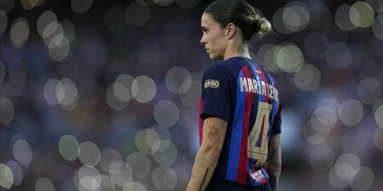 “Conduta inadequada”. Mapi León castigada com dois jogos de suspensão