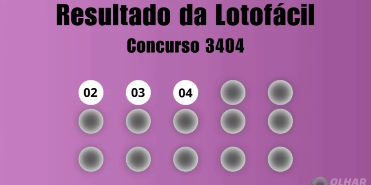 Lotofácil 3404: veja resultado de hoje, quinta-feira (29)