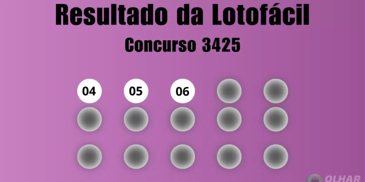 Lotofácil 3425: veja resultado de hoje, terça-feira (24)