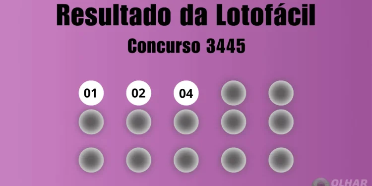 Lotofácil 3445: veja resultado de hoje, quinta-feira (17)