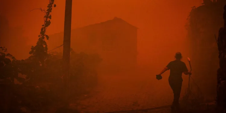 Oito mil clientes sem luz por causa dos incêndios