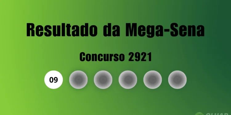 Resultado da Mega-Sena de hoje: veja números e ganhadores do concurso 2921 (terça, 30/09)