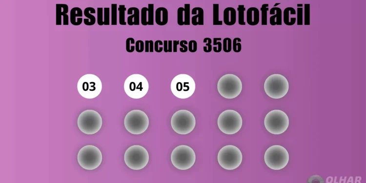 Resultado da Lotofácil de hoje: veja números e ganhadores do concurso 3506 (terça, 07/10)