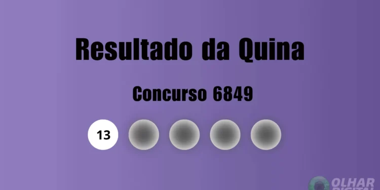 Resultado da Quina de hoje: veja números e ganhadores do concurso 6849 (sexta, 10/10)