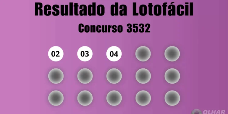 Resultado da Lotofácil de hoje: veja números e ganhadores do concurso 3532 (quinta, 06/11)