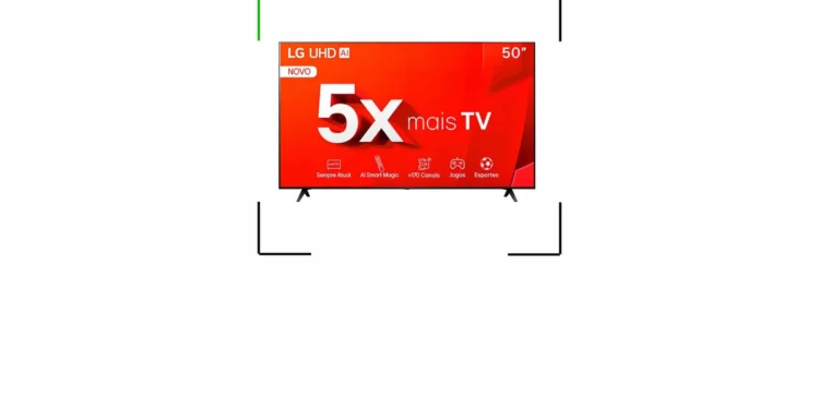 Tela grande e 4K: smart TV de 50’ polegadas da LG já em oferta de Black Friday