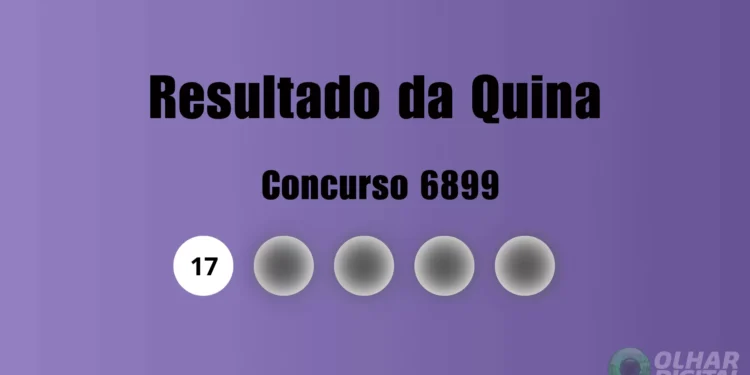 Resultado da Quina de hoje: veja números e ganhadores do concurso 6899 (quarta, 10/12)