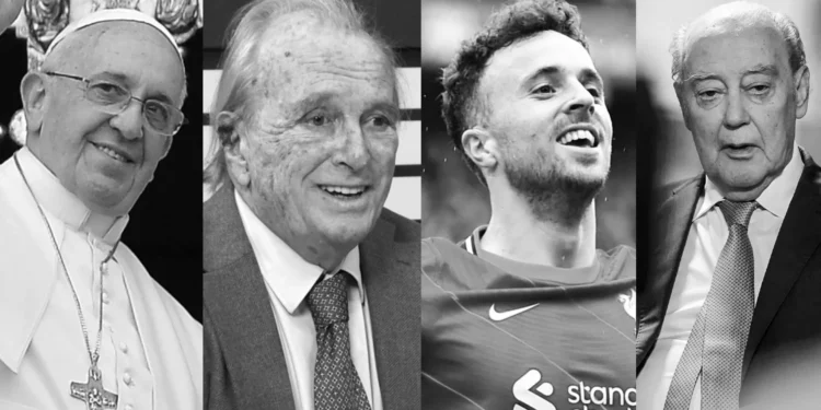 2025: O ano da morte do Papa Francisco, Balsemão, Diogo Jota e Pinto da Costa