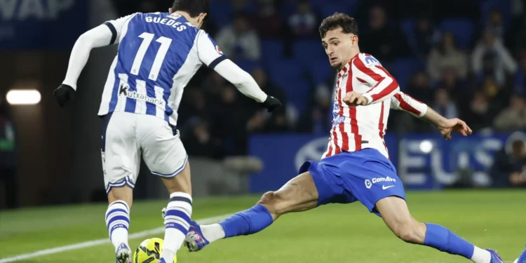 Gonçalo Guedes marca e empata Atlético Madrid