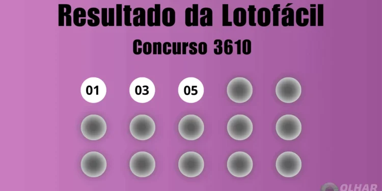 Resultado da Lotofácil de hoje: veja números e ganhadores do concurso 3610 (terça, 10/02)